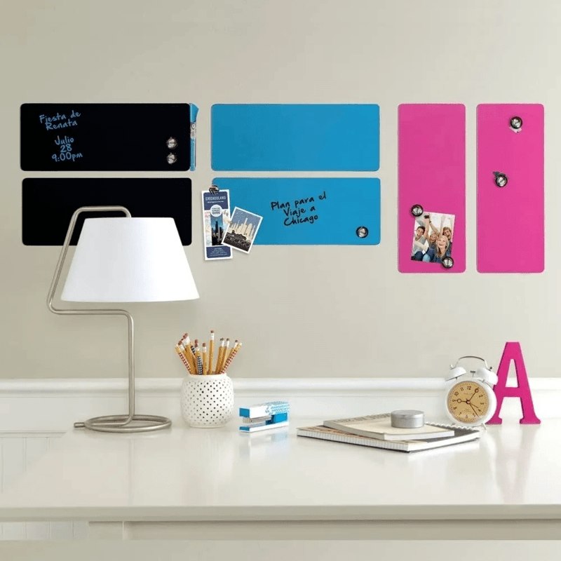Pizarrón Magnético Borrado En Seco Pared Cocina Planeador