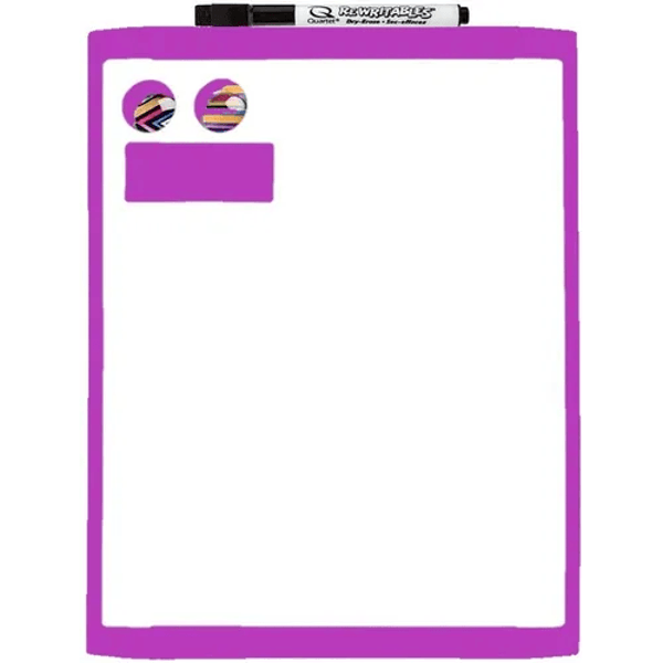 Pizarrón Magnético Blanco Borrador Cocina Oficina Refrigerador Pared Planeador