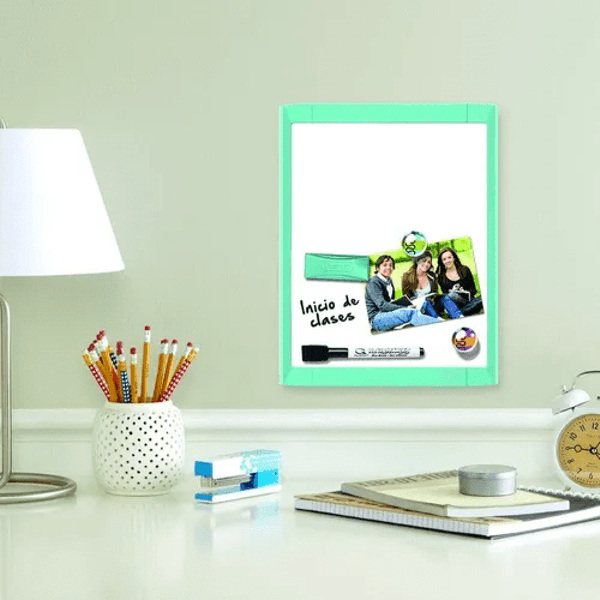 Pizarrón Magnético Blanco Borrador Cocina Oficina Refrigerador Pared Planeador