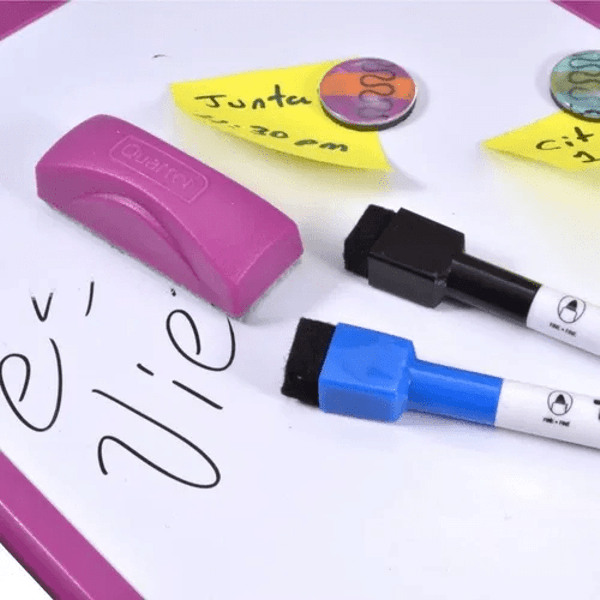 Pizarrón Magnético Blanco Borrador Cocina Oficina Refrigerador Pared Planeador