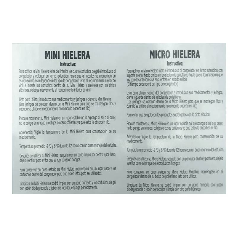 Estuche Viaje Cartera Hielera Térmica Enfriar Para Insulina