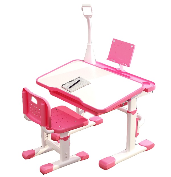 ESCRITORIO ERGONOMICO PARA NIÑOS COLOR ROSA