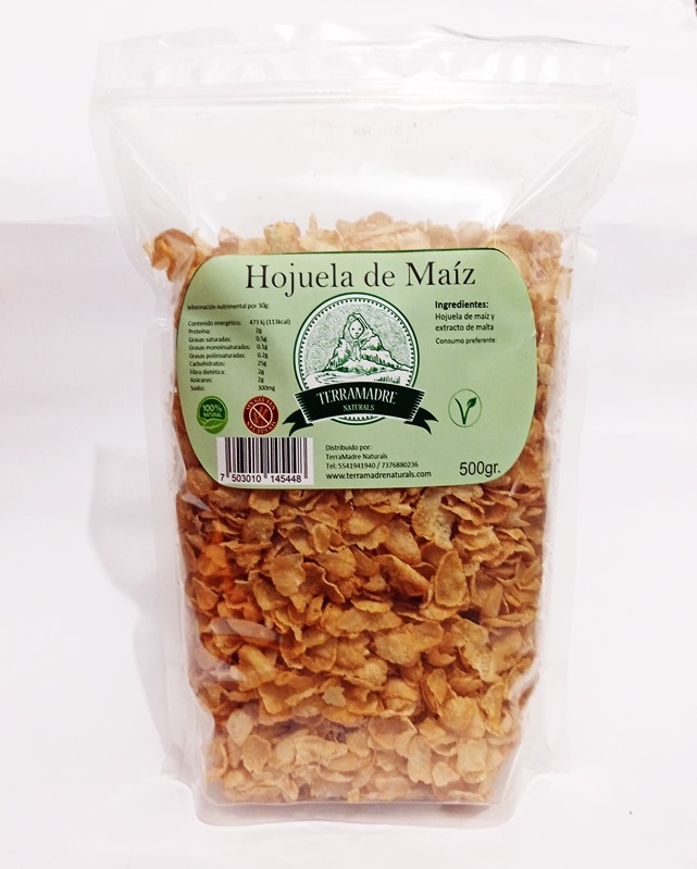 Hojuelas de Maiz Natural 500gr