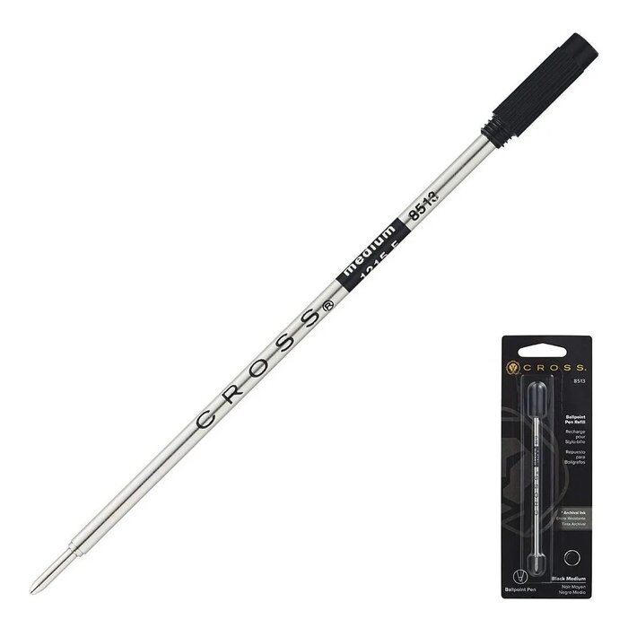 Cross Repuesto 8511 8513 Negro Azul Punto Medio Ballpoint