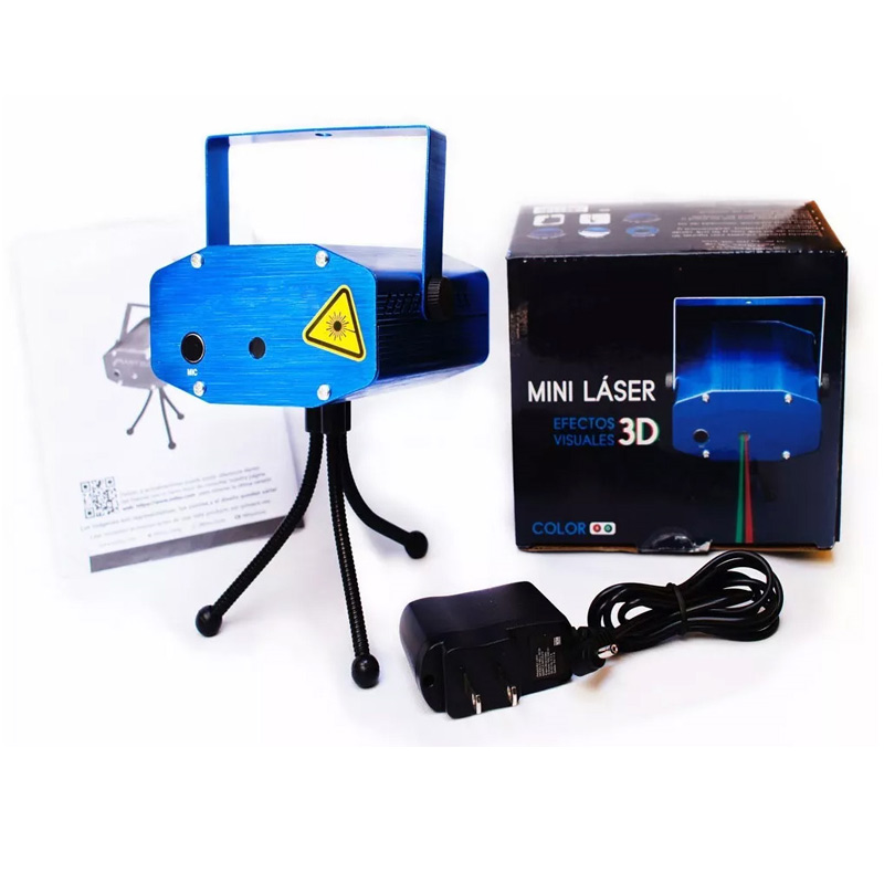 Increible mini laser bicolor con efectos 3D colores ROJO Y VERDE