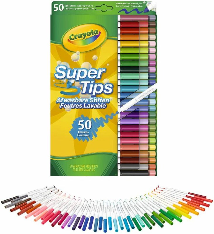 Plumones Super Tips 50 Marca Crayola Plumones Crayola