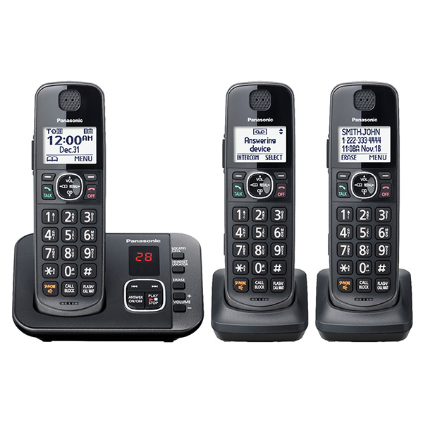 Panasonic KX TGE633M Tel fono Inal mbrico 3 Auriculares