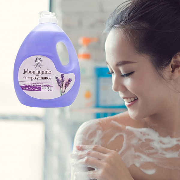 Jabón Líquido Para Cuerpo Y Manos 5 L The Honey Spa Lavanda