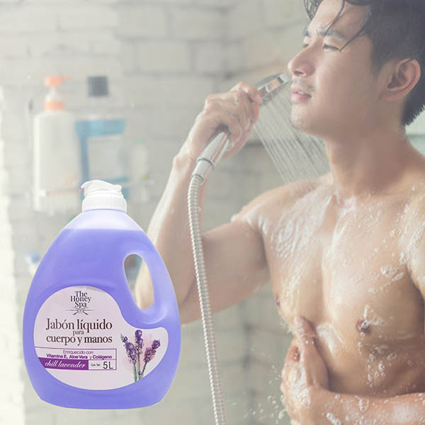 Jabón Líquido Para Cuerpo Y Manos 5 L The Honey Spa Lavanda