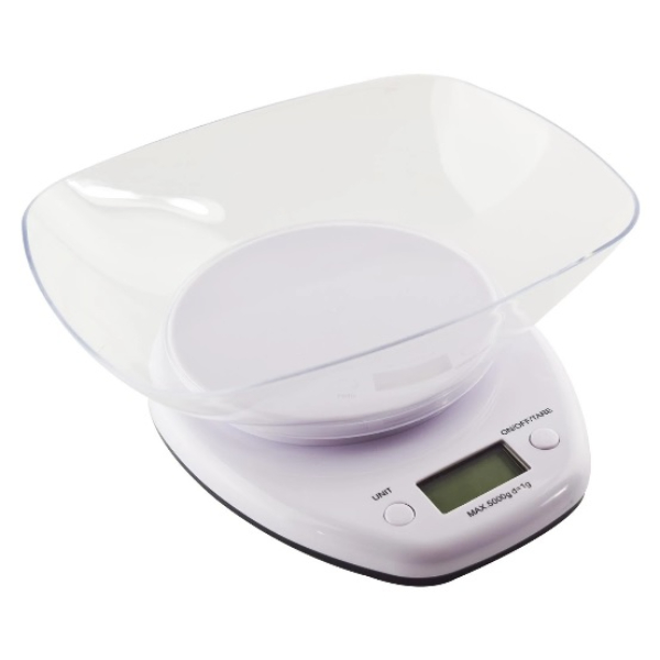 Bascula digital para cocina 5 Kg. BASEKS-003