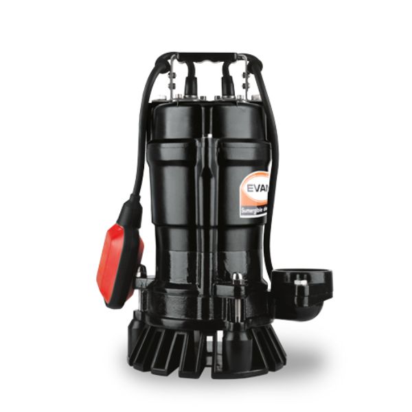 Bomba sumergible de Efluentes Evans 1/2 HP con flotador