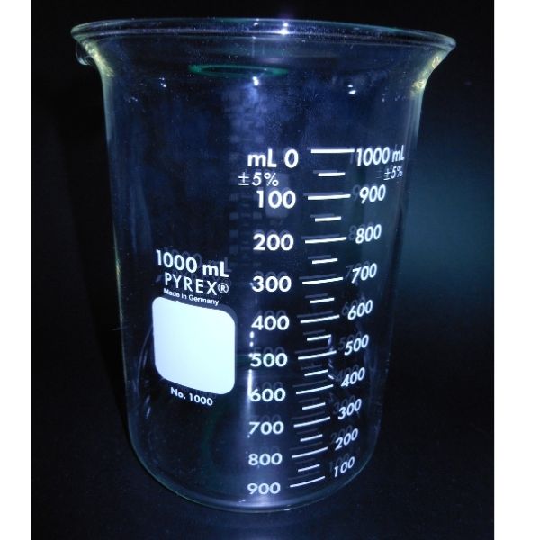VASO DE PRECIPITADO 1000ML PYREX