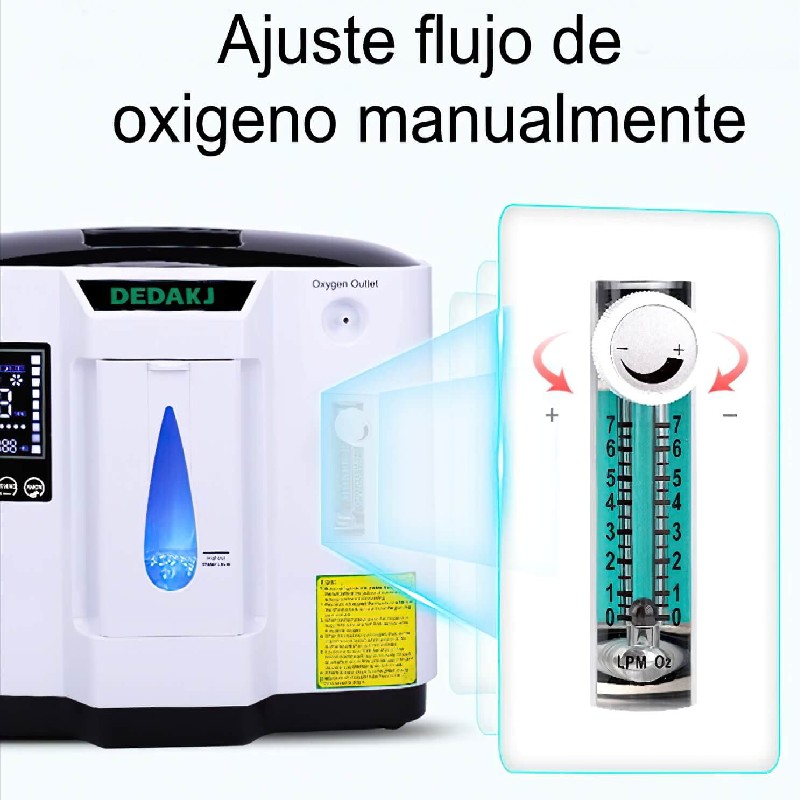 Concentrador De Oxígeno aleman 7 Litros Silencioso y con control remoto