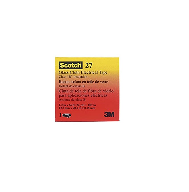 CINTA SCOTCH 27 1/2 FIBRA DE VIDRIO 3M
