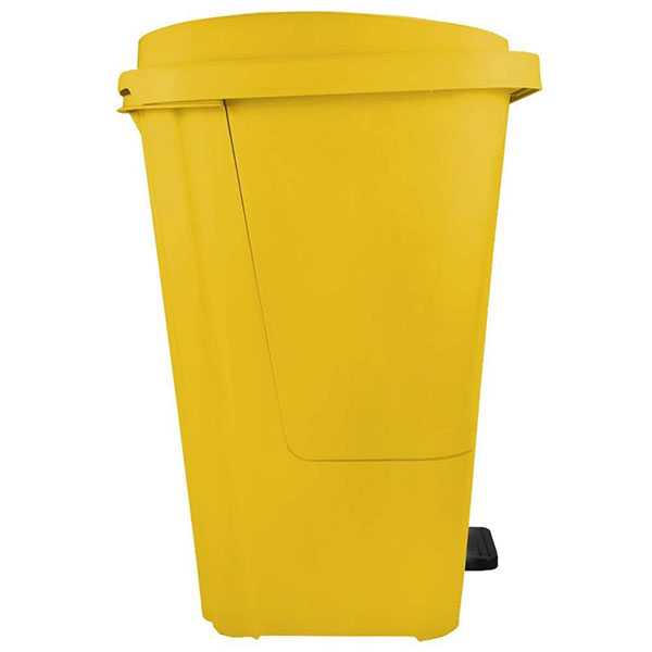 CESTO DE PEDAL CON CUBETA REMOVIBLE PARA RESIDUOS BIOLÓGICOS DE 17 LTS AMARILLO