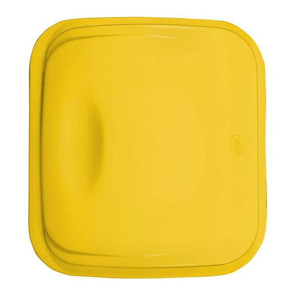CESTO DE PEDAL CON CUBETA REMOVIBLE PARA RESIDUOS BIOLÓGICOS DE 17 LTS AMARILLO