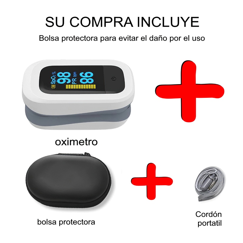 Oximetro Pulso Dedo Hospitalario Hogar y Deportivo