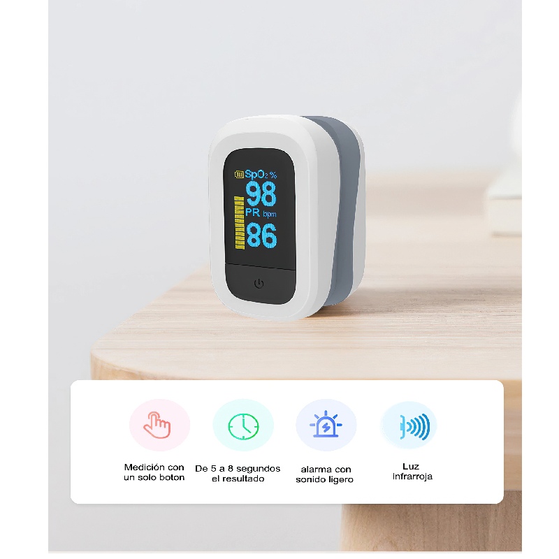 Oximetro Pulso Dedo Hospitalario Hogar y Deportivo