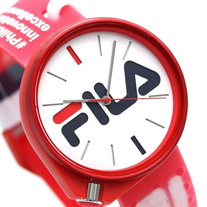 Reloj Fila Unisex Rojo Analogo Casual Resistente al Agua 