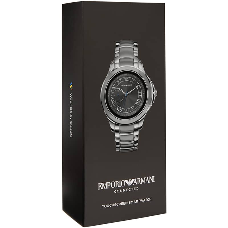 Armani connected shop touchscreen smartwatch