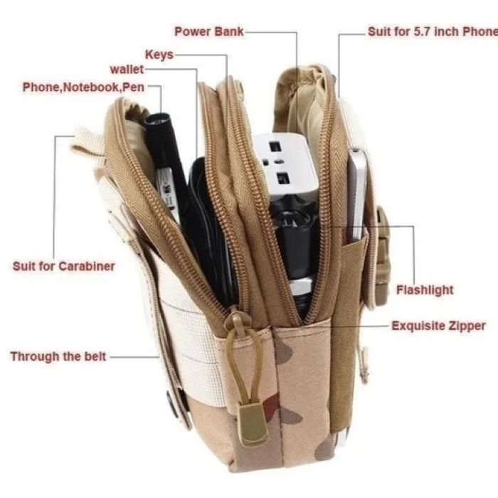 MOCHILA TACTICA MILITAR COMPACTA