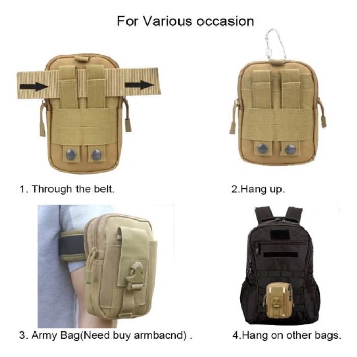 MOCHILA TACTICA MILITAR COMPACTA