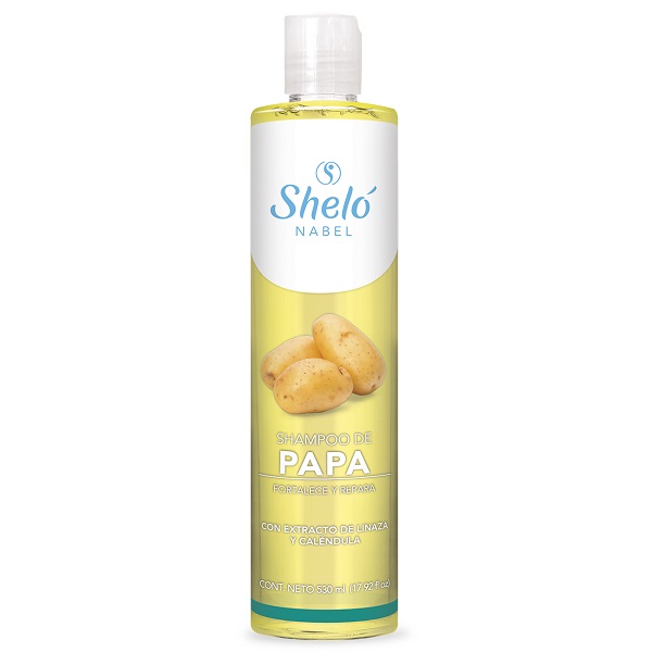SHAMPOO DE PAPA CON CALENDULA, LINAZA, VITAMINAS B Y C. 530ml