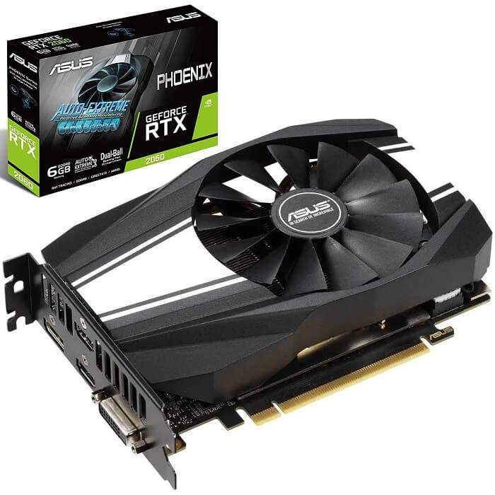 Tarjeta De Video Nvidia Asus Phoenix RTX 2060 6GB GDDR6 GeForce PH RTX2060 6G