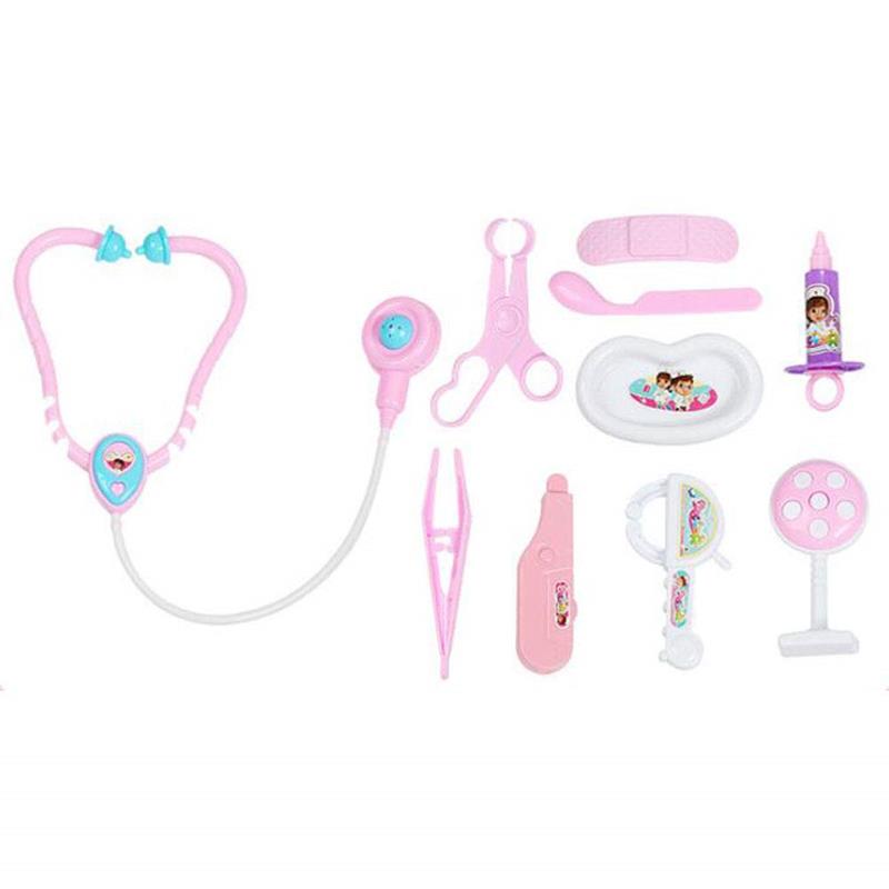 Set Médico Dental De Juguete Doctor Dentista Accesorios Rosa