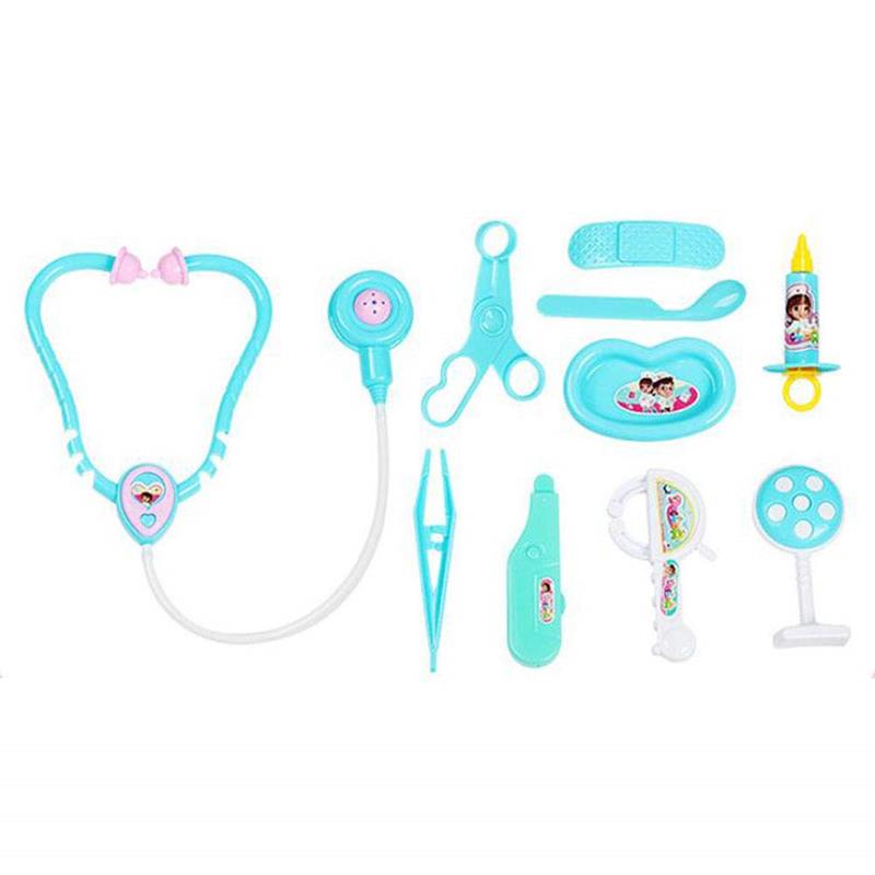 Set Médico Dental De Juguete Doctor Dentista Accesorios Azul