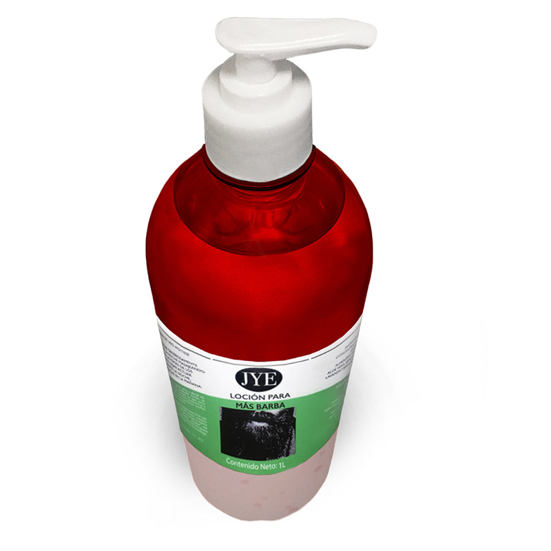 Loción crecimiento de barba y bigote JYE presentación 1 Litro