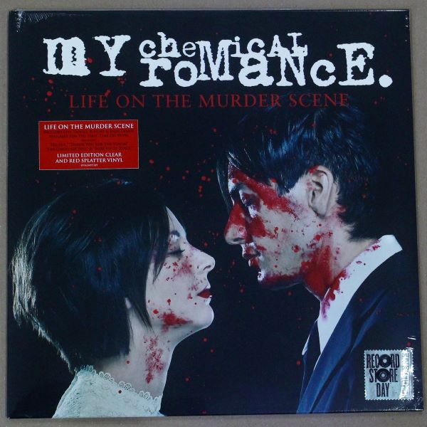 LP My Chemical Romance ~ Life on the murder scene (Limited edition clear and red splatter)