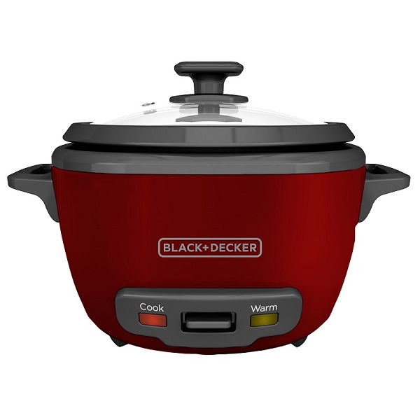 Arrocera Electrica Black And Decker Capacidad 14 Tazas Roja