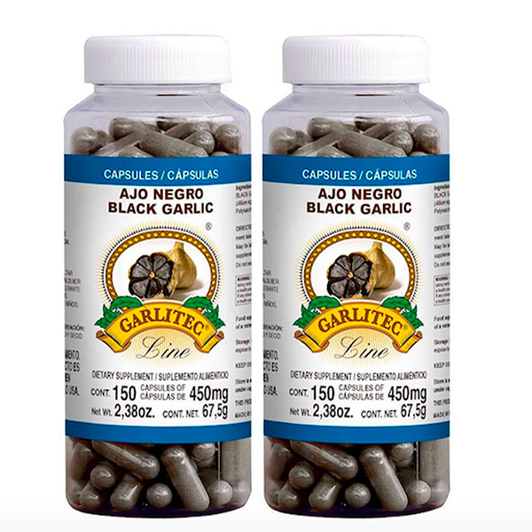 Ajo negro orgánico 150 cápsulas 2PACK