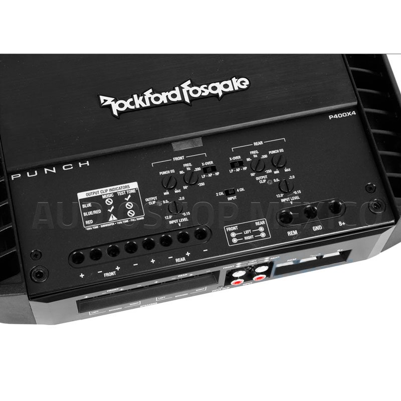 Amplificador 4 Canal Rockford Fosgate P400x4 400w Full-range