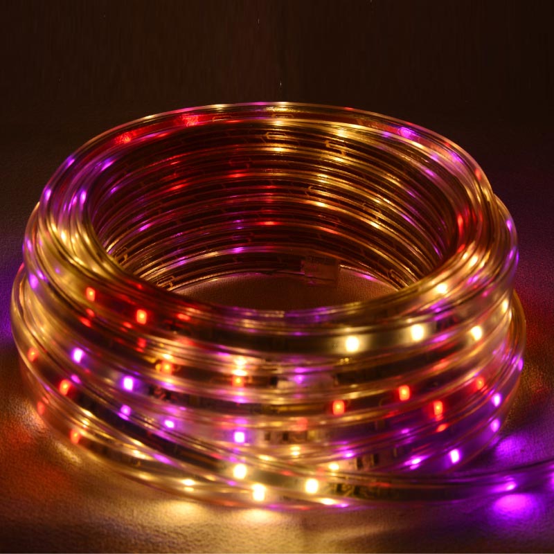 MANGUERA PLANA LUZ LED DE 10 METROS MULTICOLOR