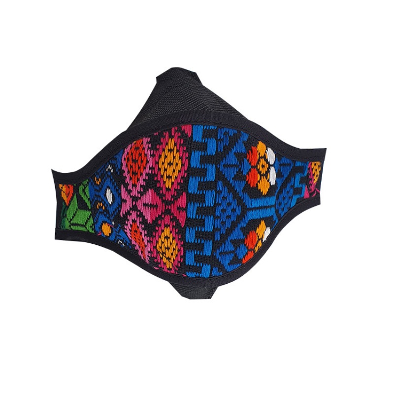 PAQUETE DE 3 CUBREBOCAS TELAR CHIAPANECO ARTESANAL