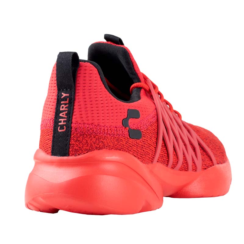 TENIS URBANOS CHARLY ORIGINAL CASUAL LIGHT 1029591 ROJO SUELA PHYLON