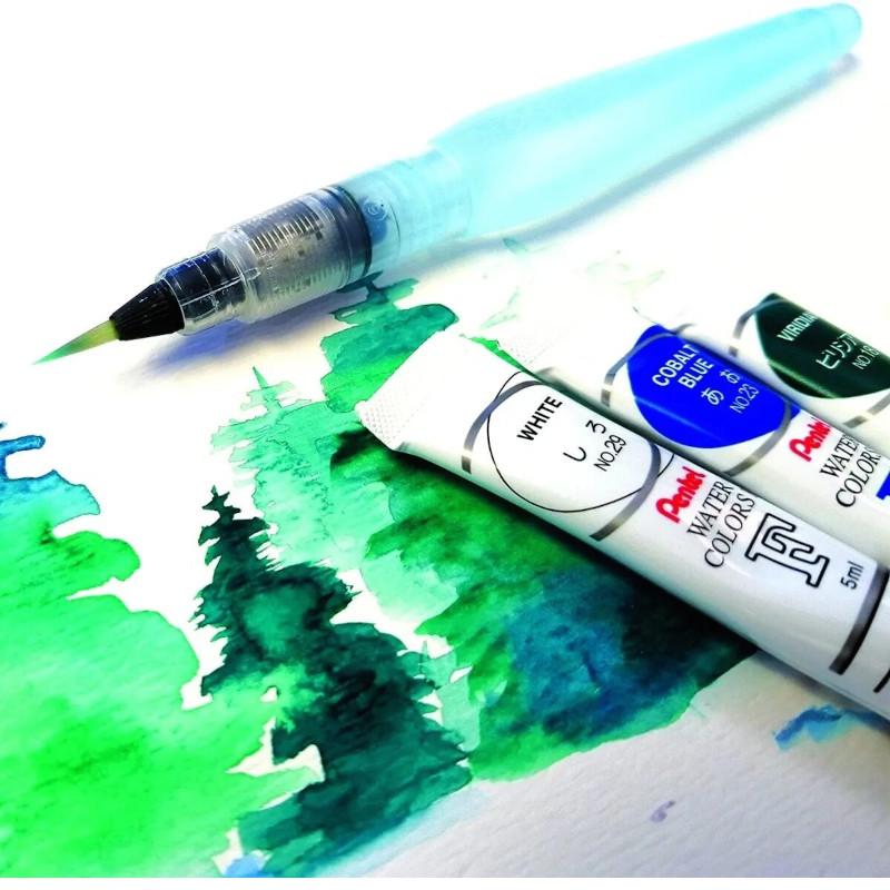 Acuarelas Pinturas Watercolor Profesionales Pentel 15 Tubos