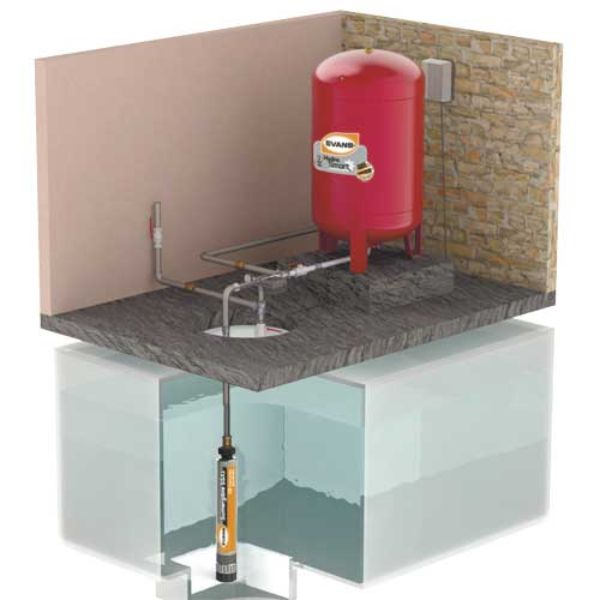 Bomba sumergible Evans para cisterna 1 HP 115V Acero Inox