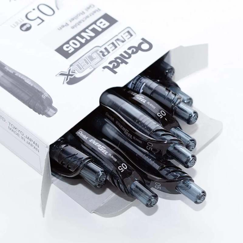 Bolígrafos Lapiceros De Gel Liquid Pentel Bln105 Energel-x