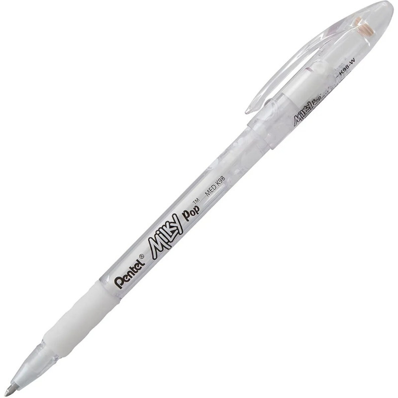 8 Bolígrafos Plumas Lapiceros Tinta Gel Pentel Milky Pop 8mm