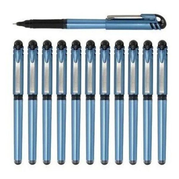 12 Bolígrafos Plumas Lapiceros De Gel Pentel Energel 0.5 Mm