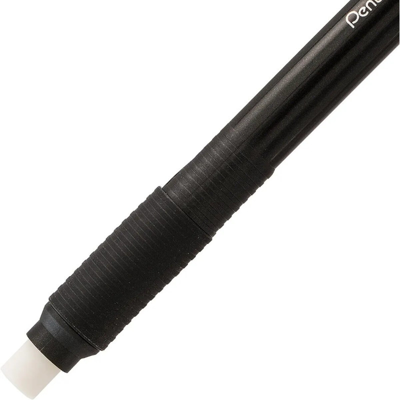 12 Lapices Goma Pentel Clic Grip Borrador De Borrar Reusable