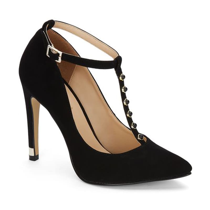 Zapatilla con Tacón Stiletto Color negro / calzado mujer