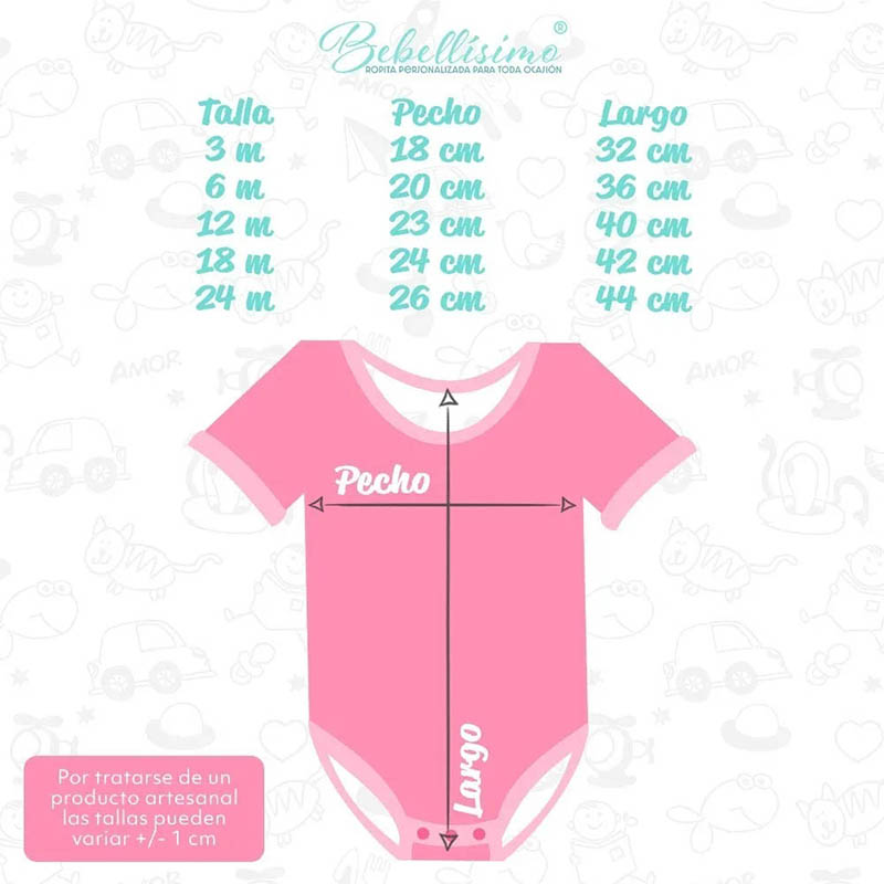 Pañalero Personalizado Bebé Navidad en Manga Corta o Larga