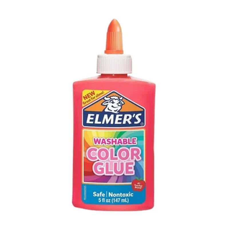 Pegamento Slime Rosa Elmer´s Washable Color Glue Solido 147ml