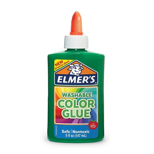 Pegamento Slime Verde Elmer´s Washable Color Glue Solido 147ml