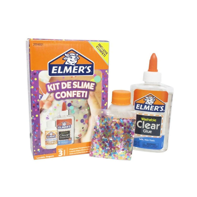 Kit Mediano para hacer Slime Elmer´s Confeti