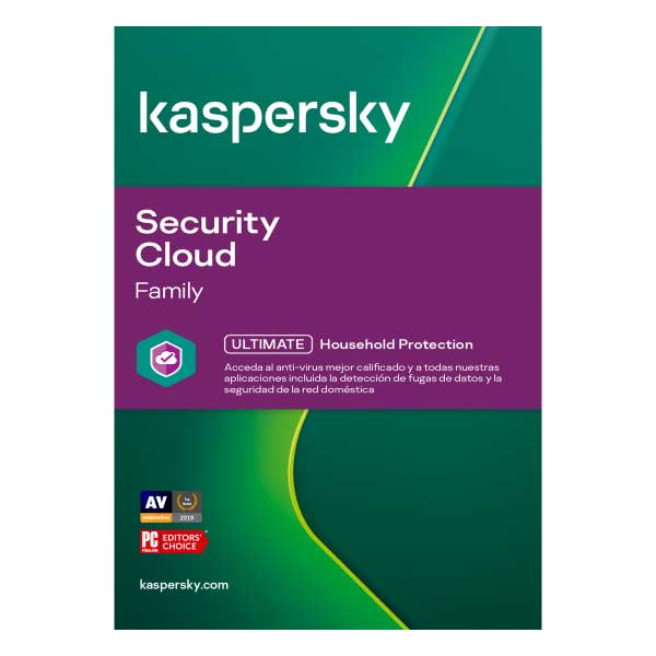 Kaspersky Security Cloud - Family / 10 Dispositivos / 1 Año / Base 